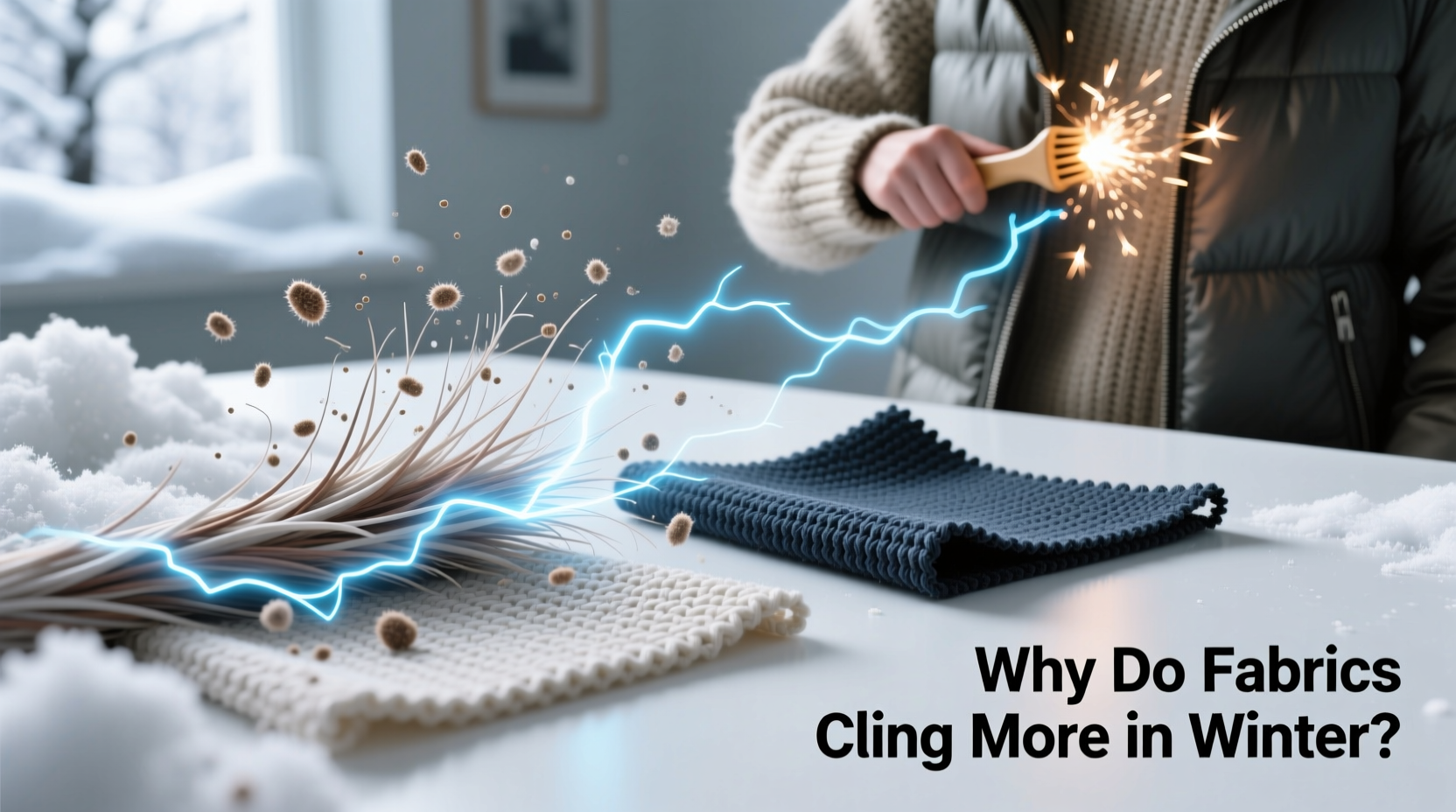 why do some fabrics cling more in winter static solutions