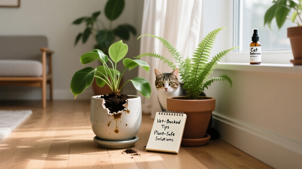Stop Cats Peeing in Indoor Plants: 7 Vet-Backed Tips