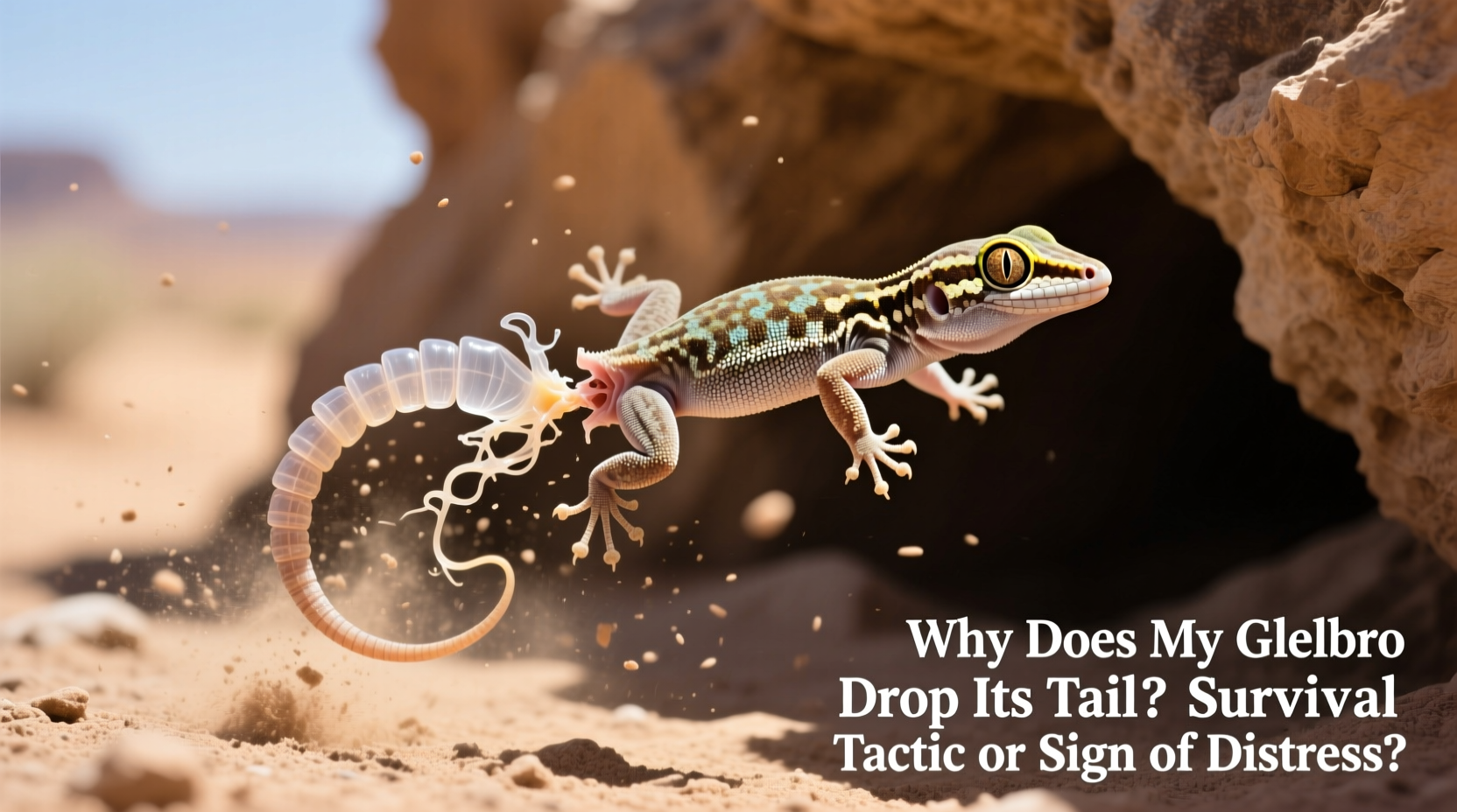 why does my gecko drop its tail survival tactic or sign of distress