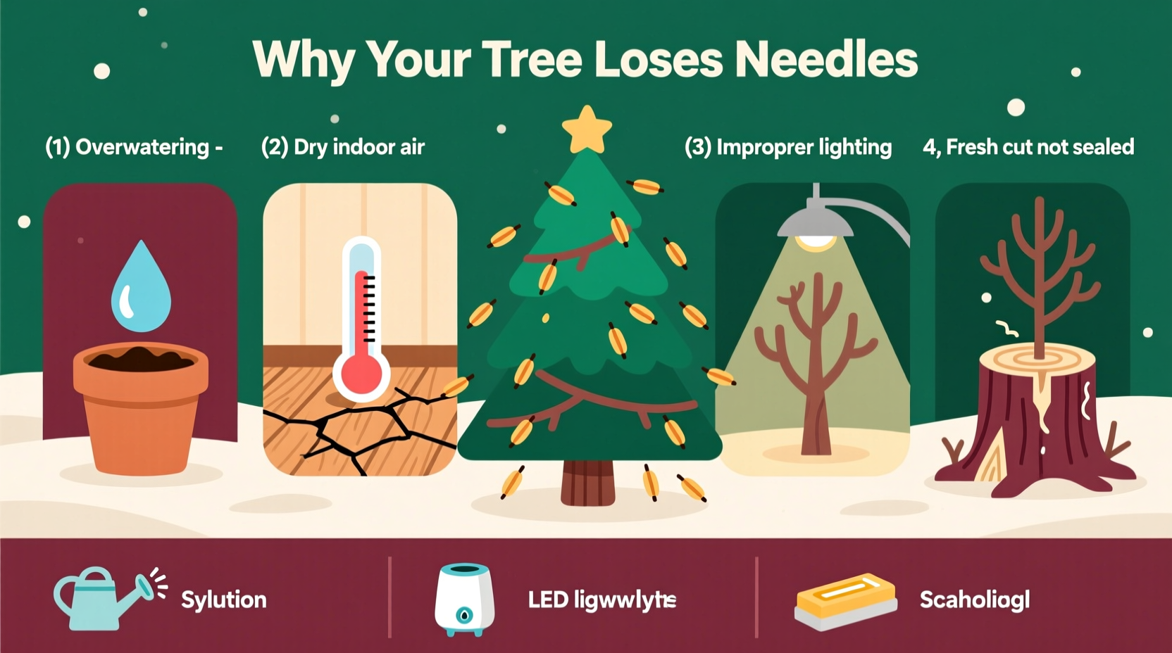 why does my christmas tree lose needles within days troubleshooting common causes and fixes
