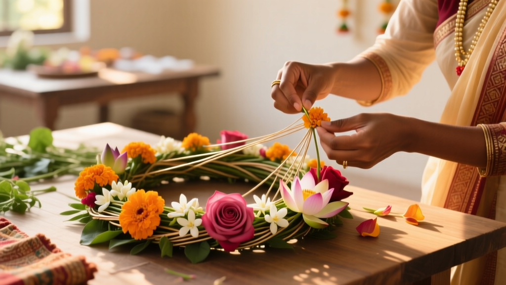 How to Make Flower Garlands for Indian Weddings