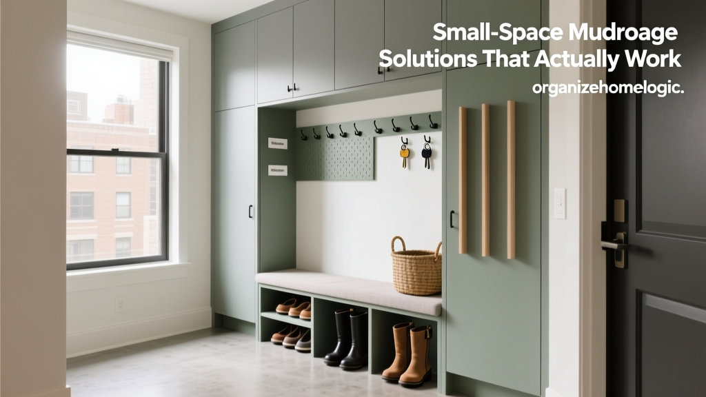 Small-Space Mudroom Storage Solutions That Actually Work
