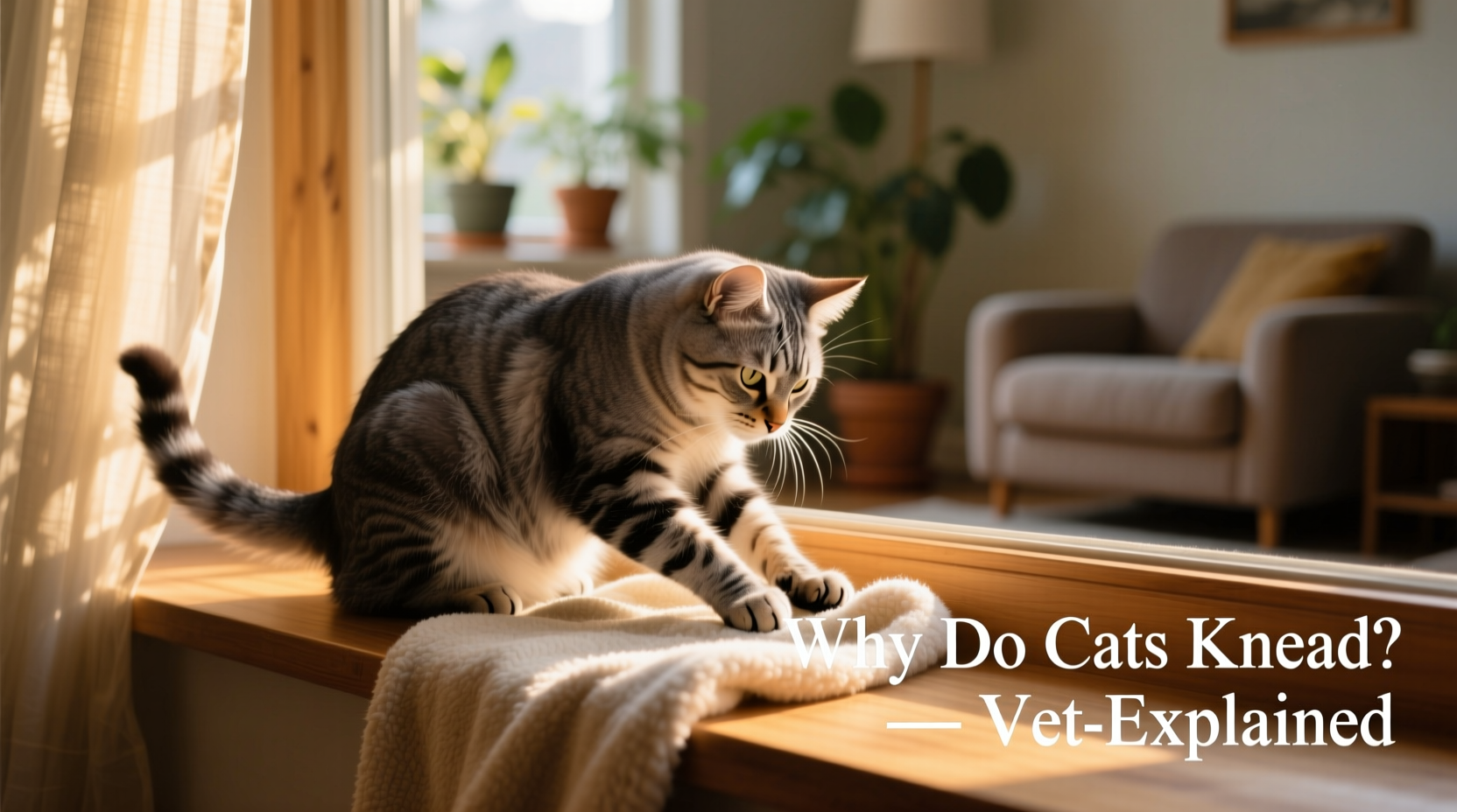 why do cats knead blankets instinctual behavior explained by vets