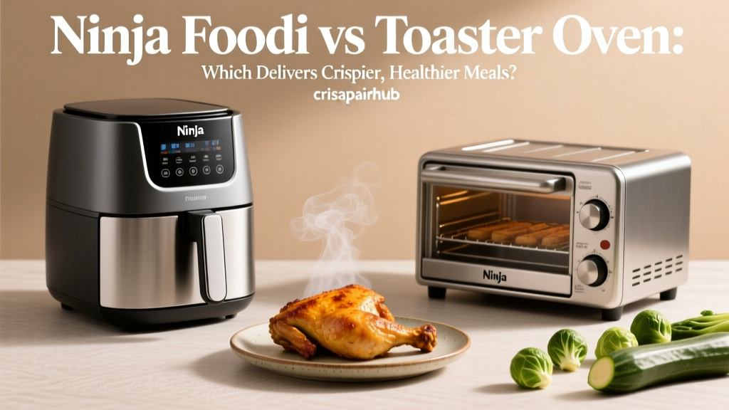 Ninja Foodi vs Toaster Oven: Crispier & Healthier Meals?