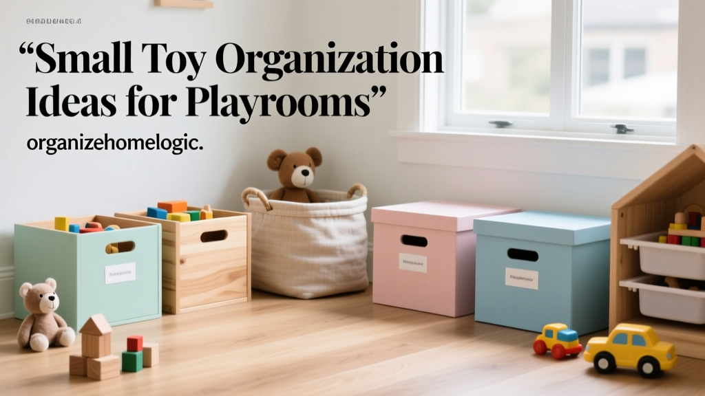 Small Toy Organization Ideas for Playrooms