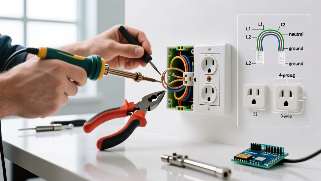 Upgrade Guide: Wiring an Electric Range Outlet (3-Prong to 4-Prong)