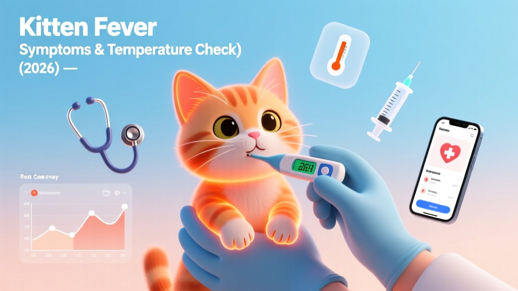 Kitten Fever Symptoms & Temperature Check (2026)