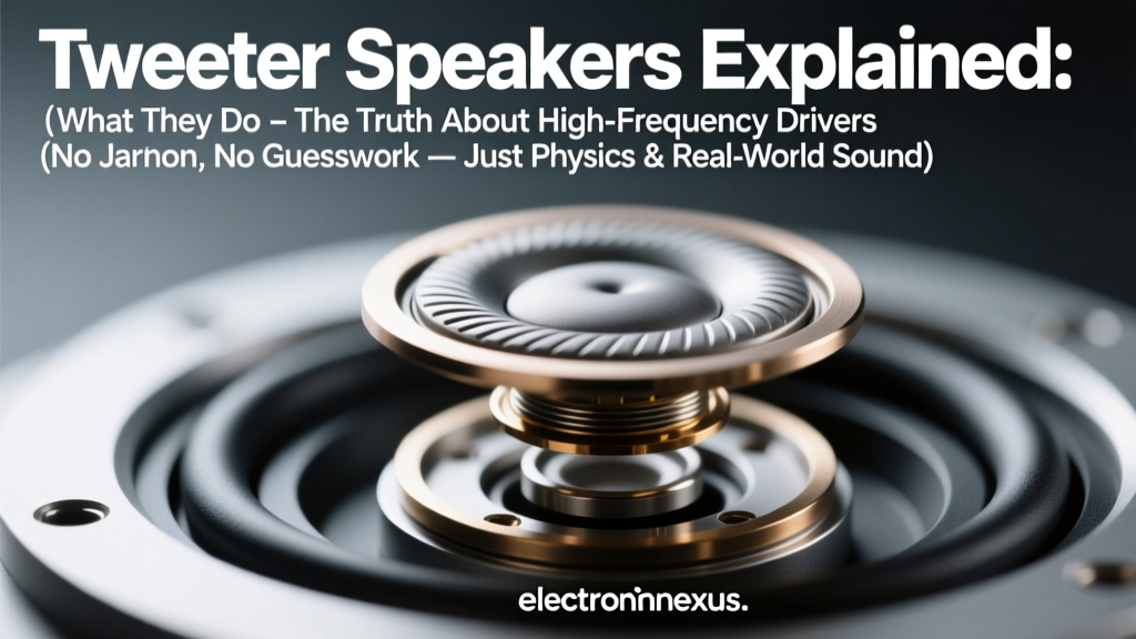 Tweeter Speakers Explained What They Do: The Truth About High-Frequency Drivers (No Jargon, No Guesswork — Just Physics & Real-World Sound)