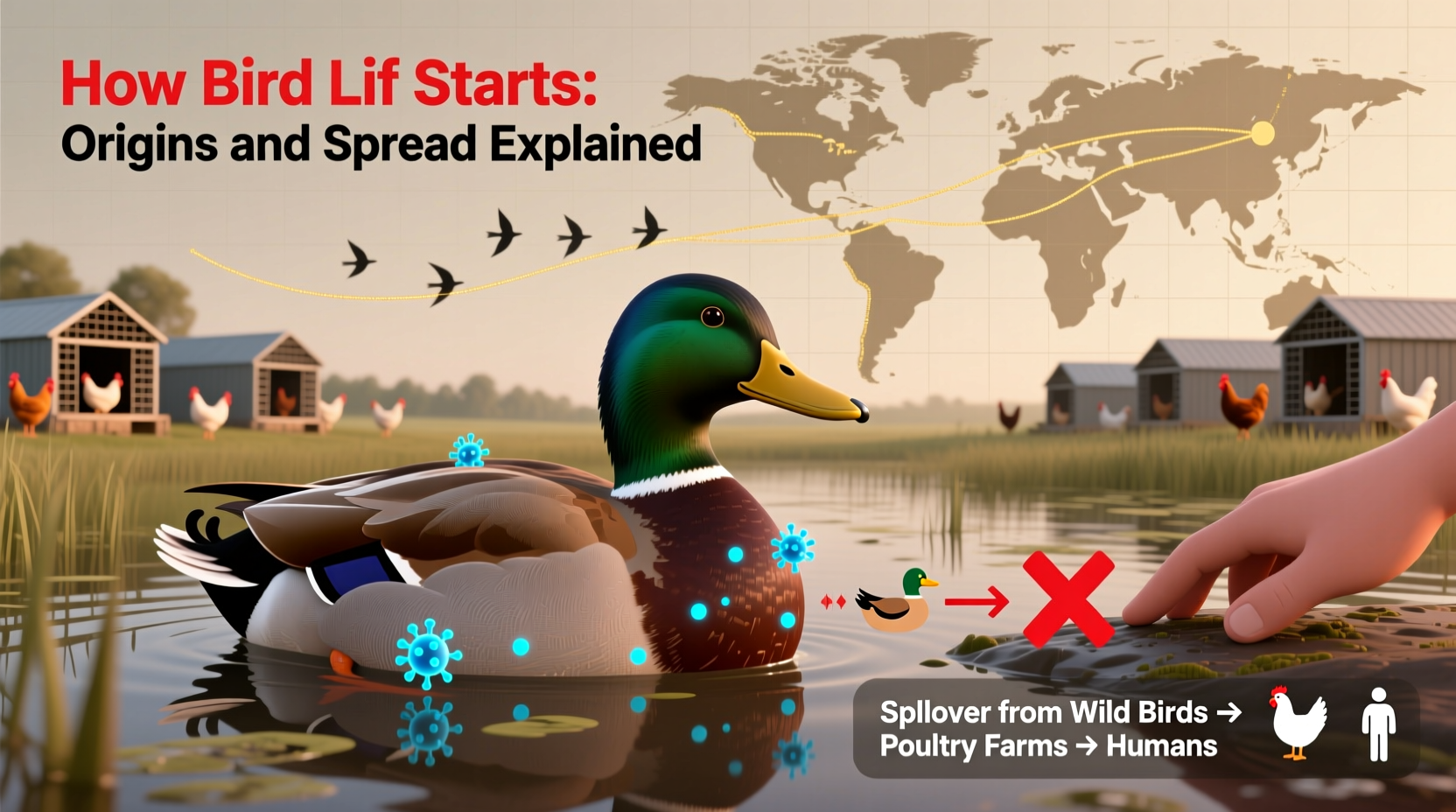 how does bird flu start