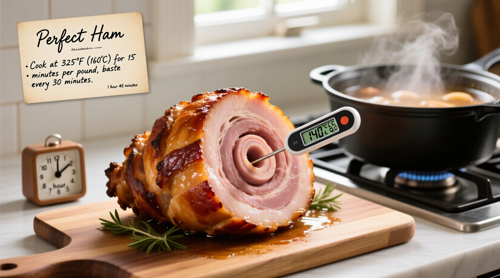 How Long to Cook a Ham: Exact Times & Temperatures