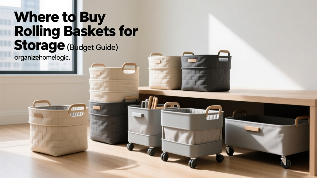 Where to Buy Rolling Baskets for Storage (Budget Guide)