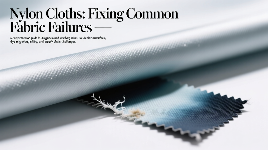 Nylon Cloths: Fixing Common Fabric Failures