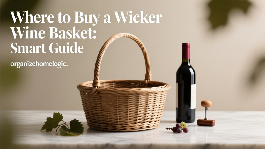 Where to Buy a Wicker Wine Basket: Smart Guide