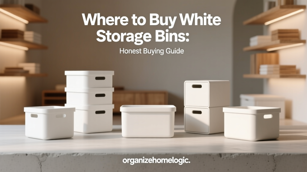 Where to Buy White Storage Bins: Honest Buying Guide