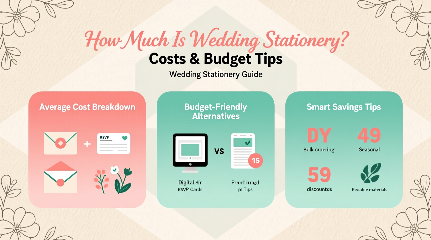 how much is wedding stationery