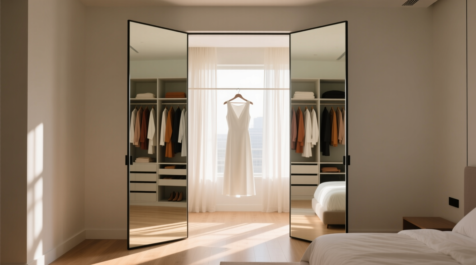 mirrored closet doors worth the reflection boost
