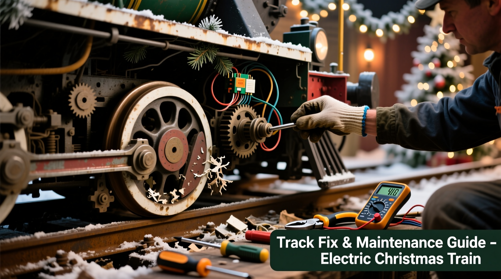why does my electric christmas train keep stalling track fixes and maintenance
