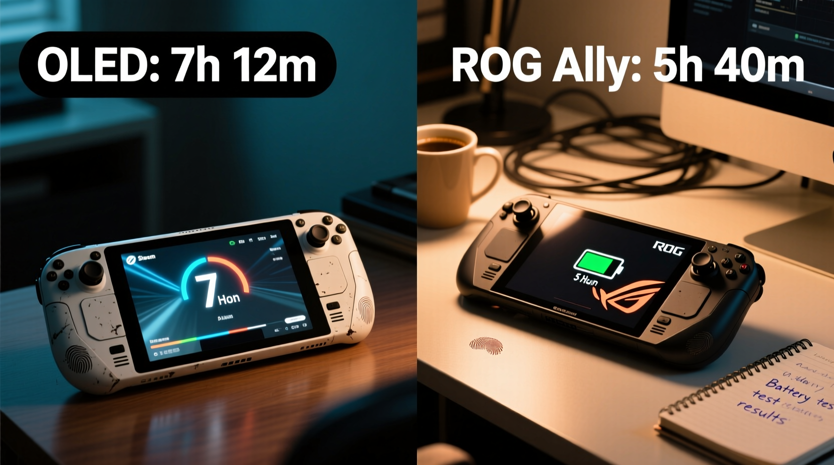 steam deck oled vs rog ally is the battery life upgrade enough to switch handhelds