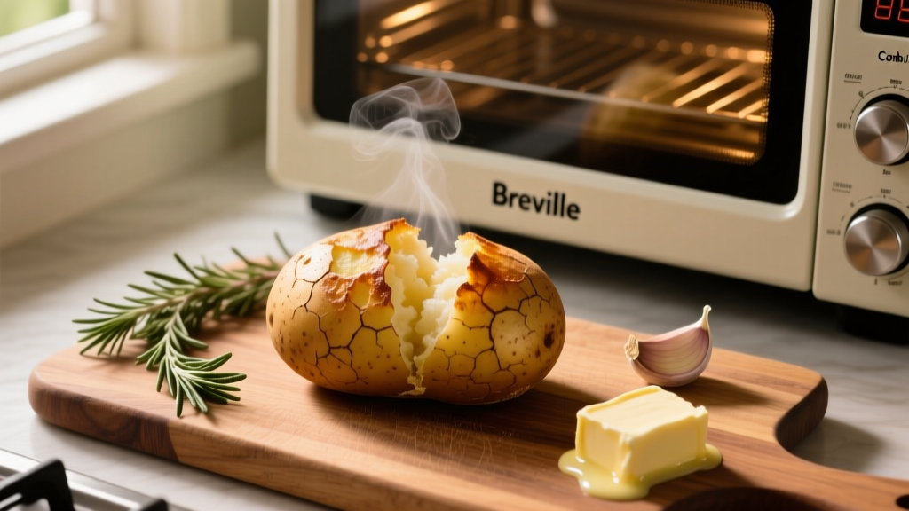Bake Potatoes in Breville Combi Wave: Crispy Skin, Fluffy