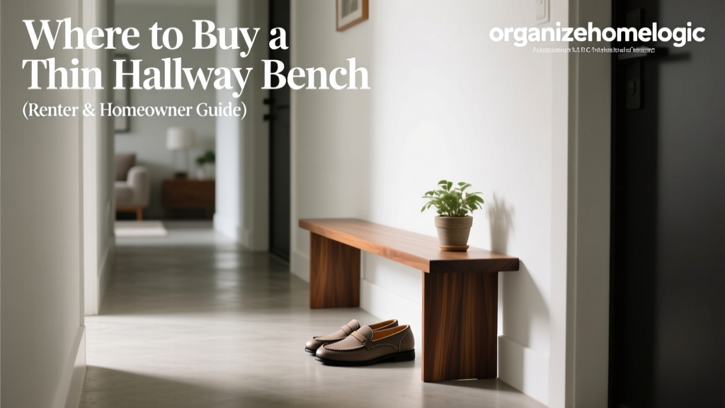 Where to Buy a Thin Hallway Bench (Renter & Homeowner Guide)