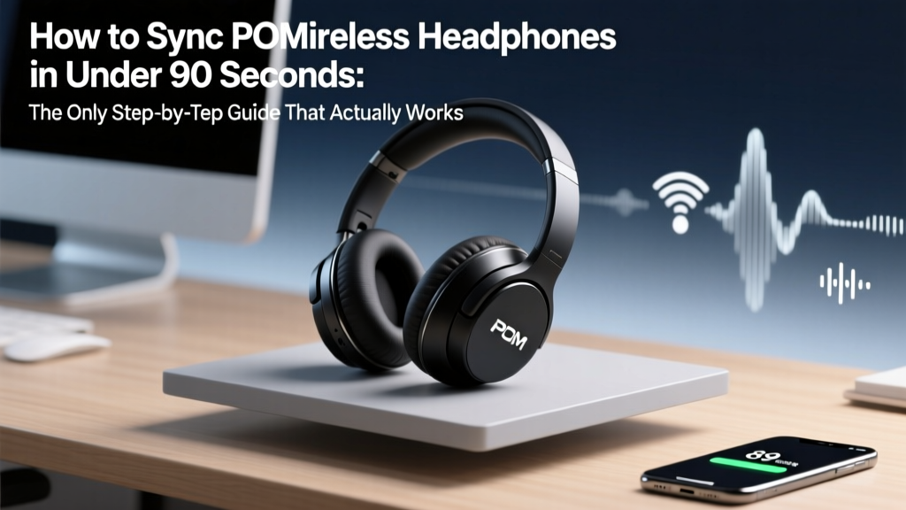 POM Wireless Headphones Sync: 90-Second Fix (2026)