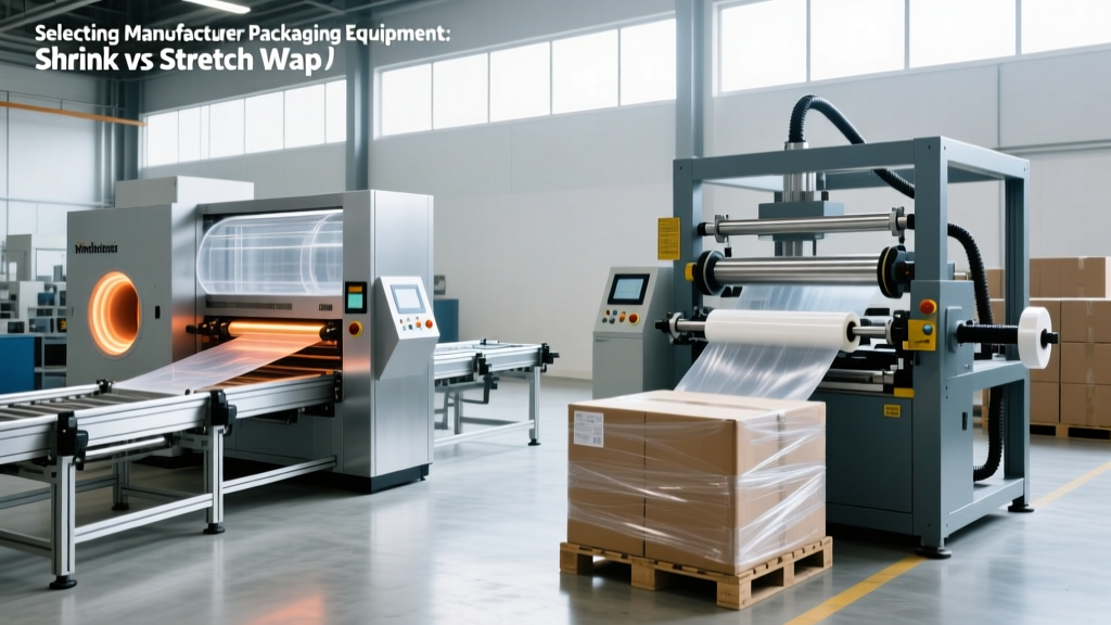 Selecting Manufacturer Packaging Equipment: Shrink vs Stretch Wrap