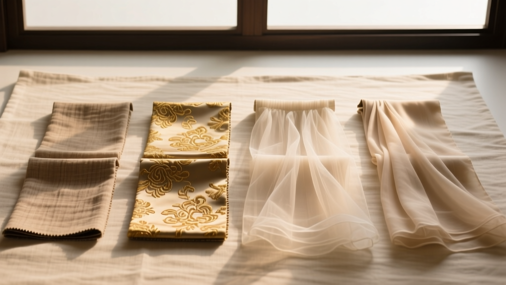 The Ultimate Hanfu Fabric Guide: Linen, Brocade, Gauze & Organza