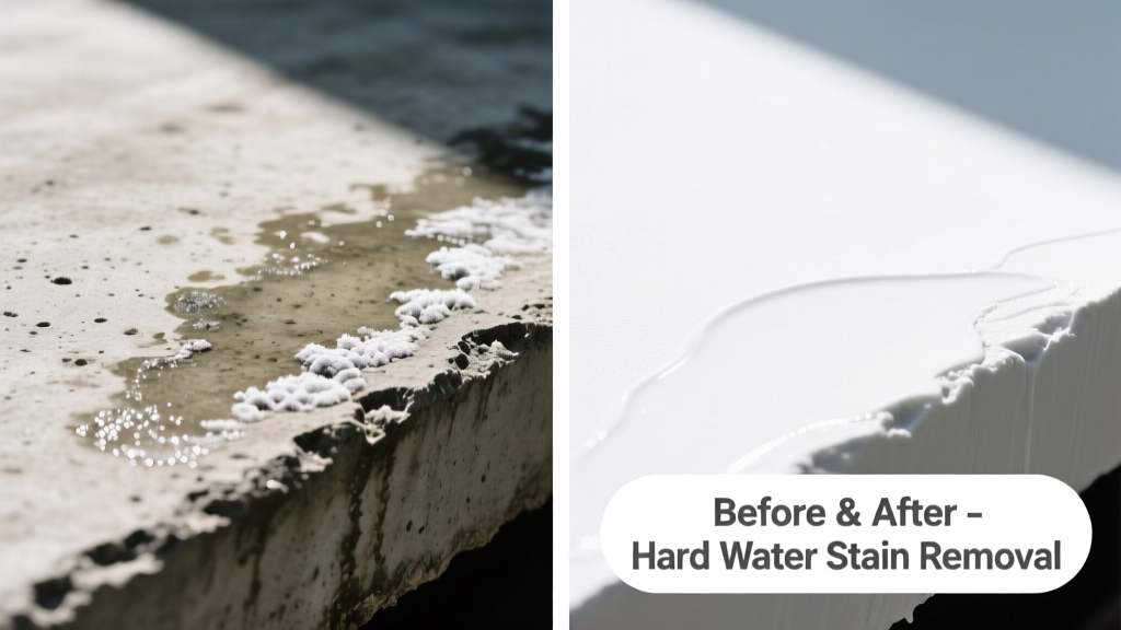 How to Remove Hard Water Stain from Concrete Surfaces