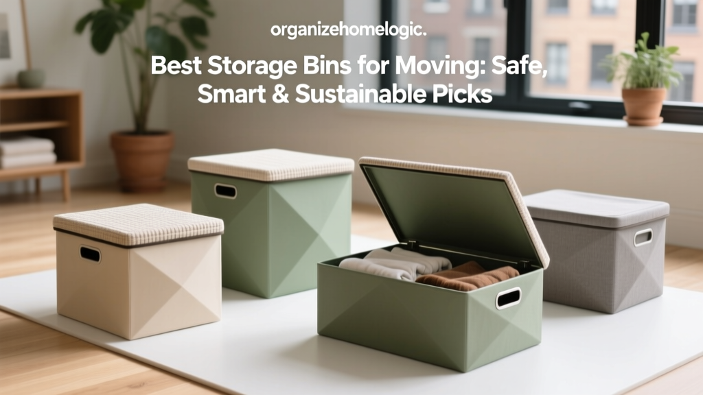 Best Moving Storage Bins: Safe, Smart & Sustainable