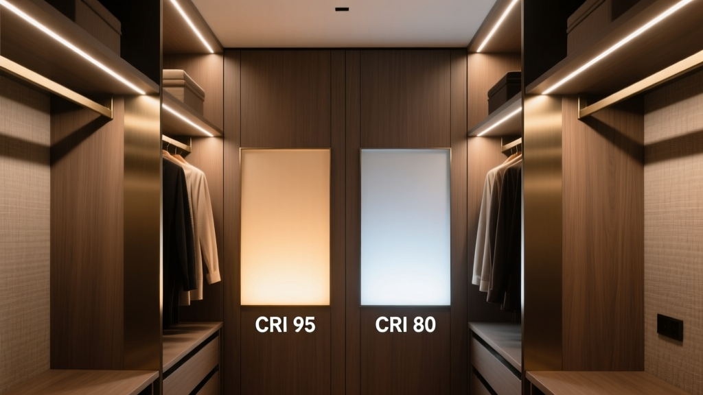 Closet Lighting That Ensures Perfect Color Matching