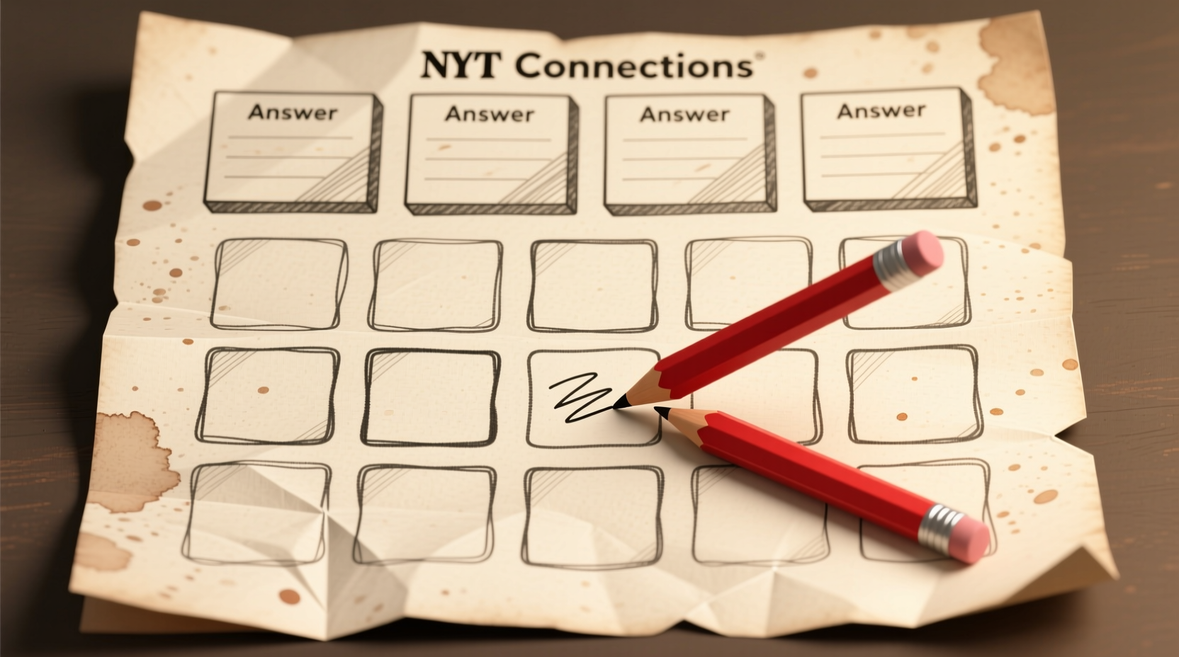 try playing nyt connections on paper