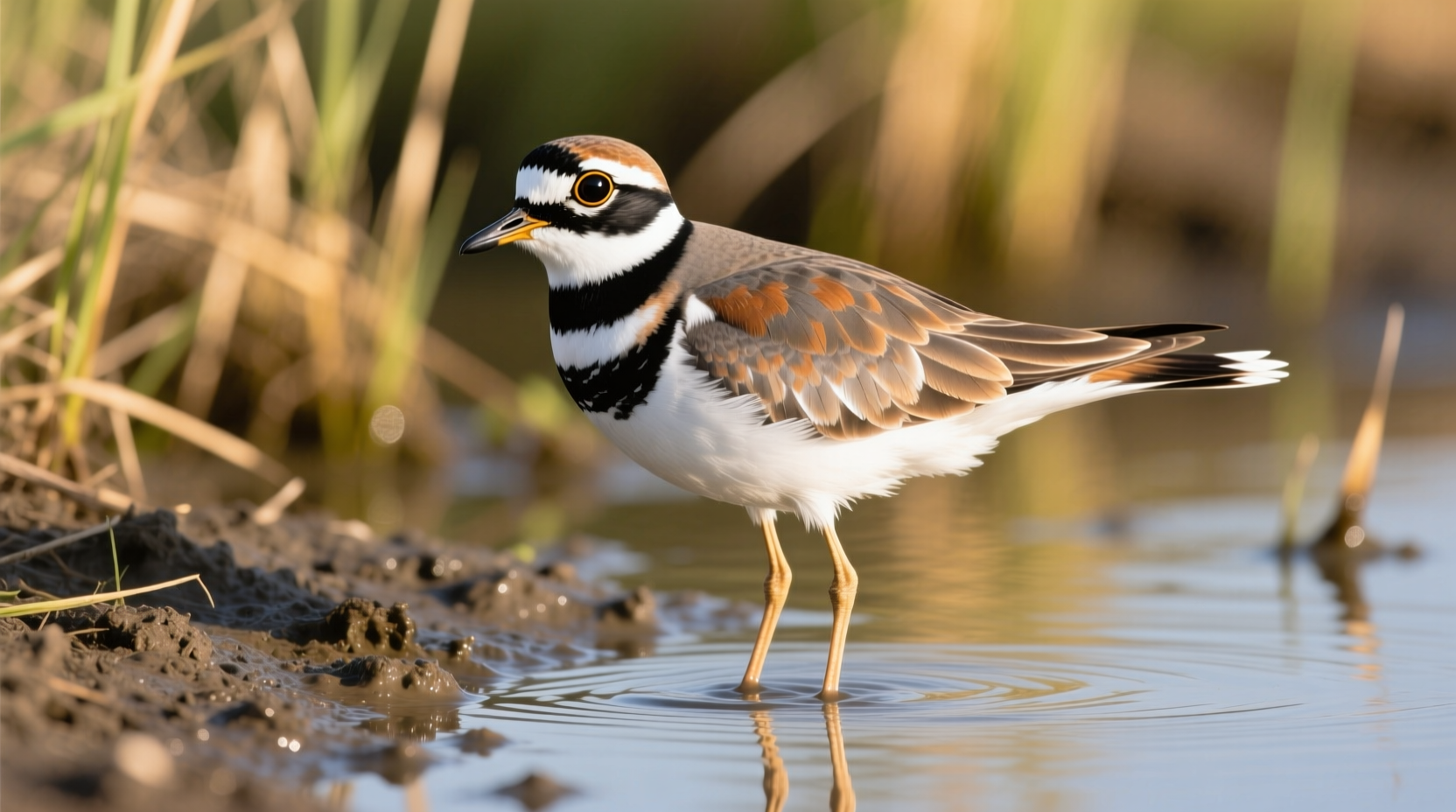 what does a killdeer bird look like