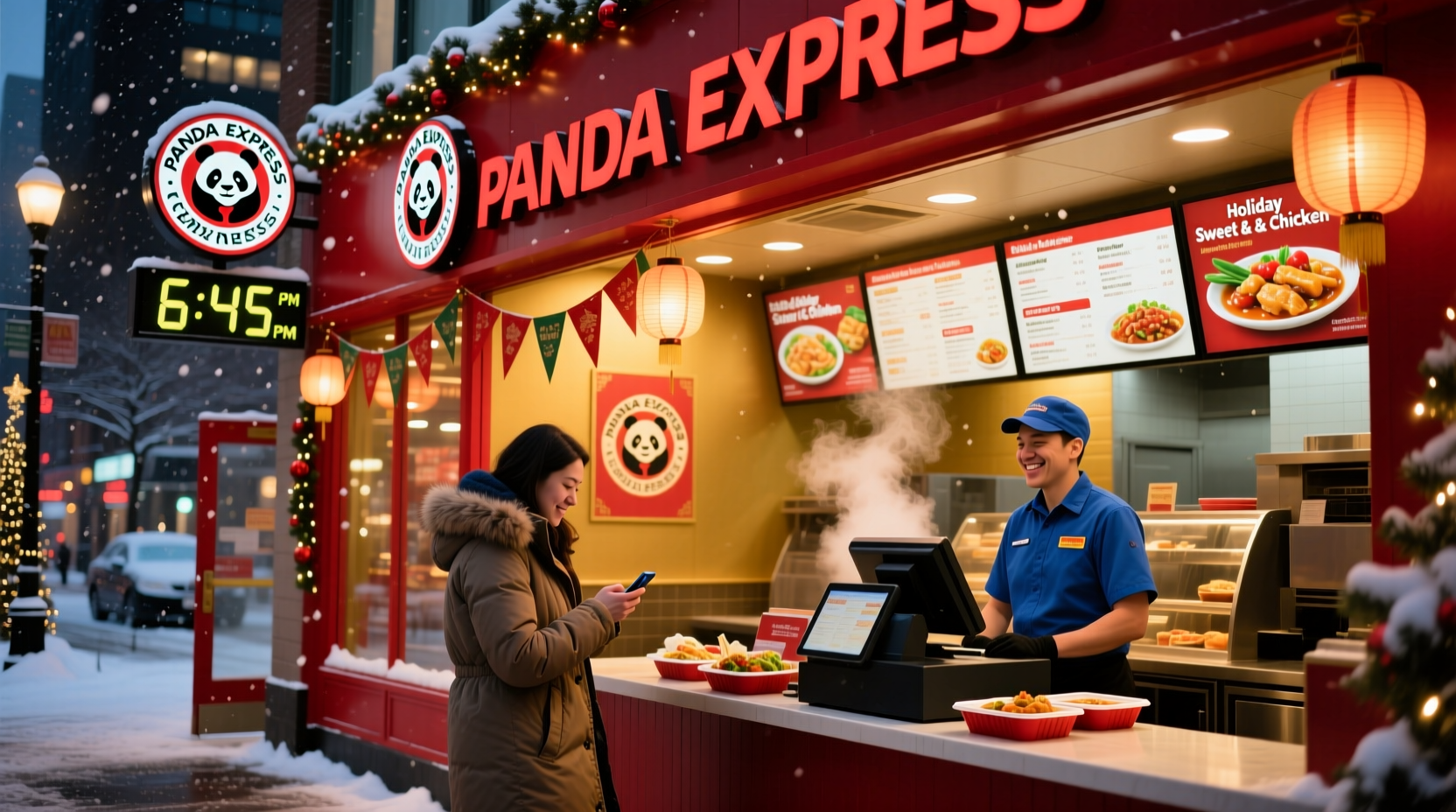 is panda express open on christmas eve