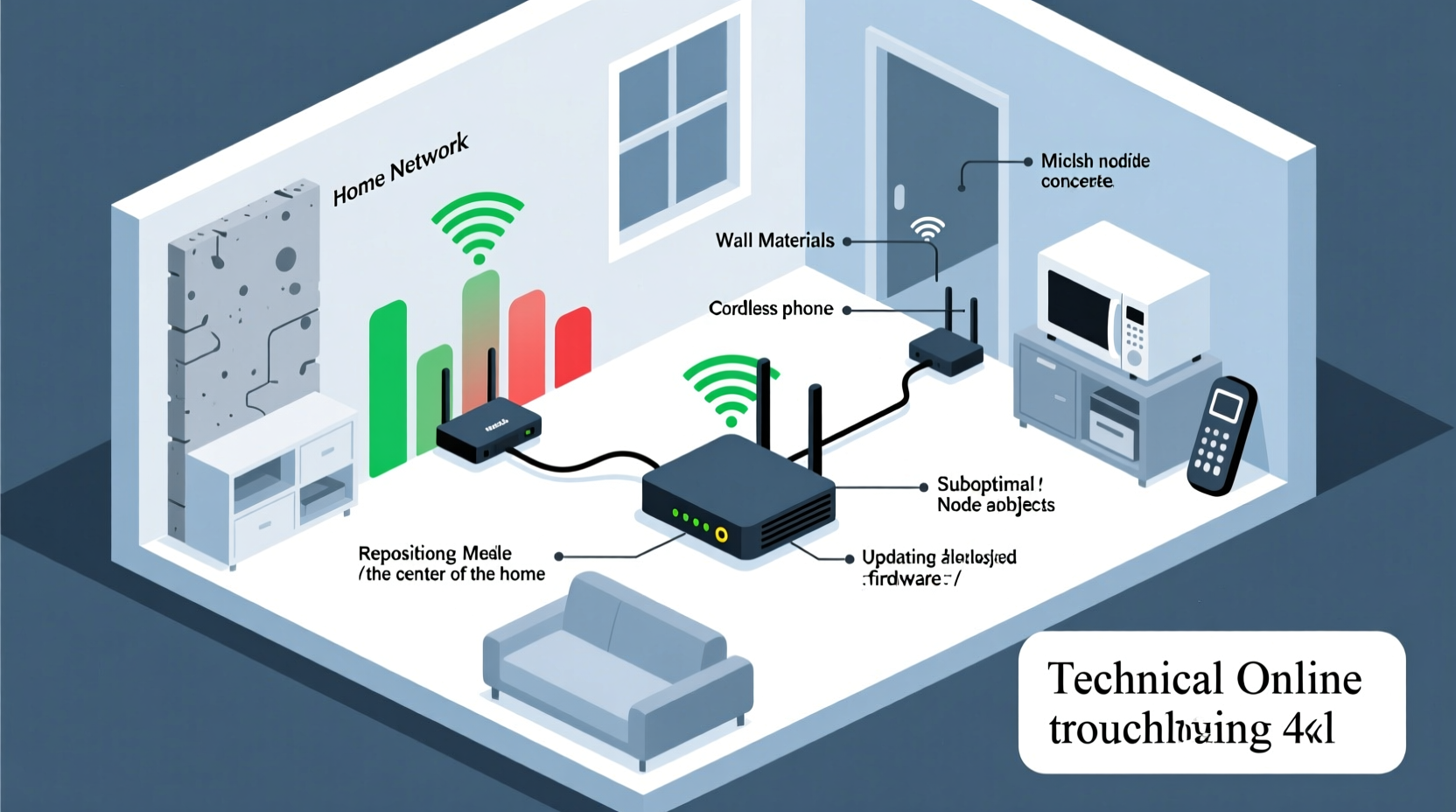 why is my wifi so slow in one room troubleshooting mesh systems