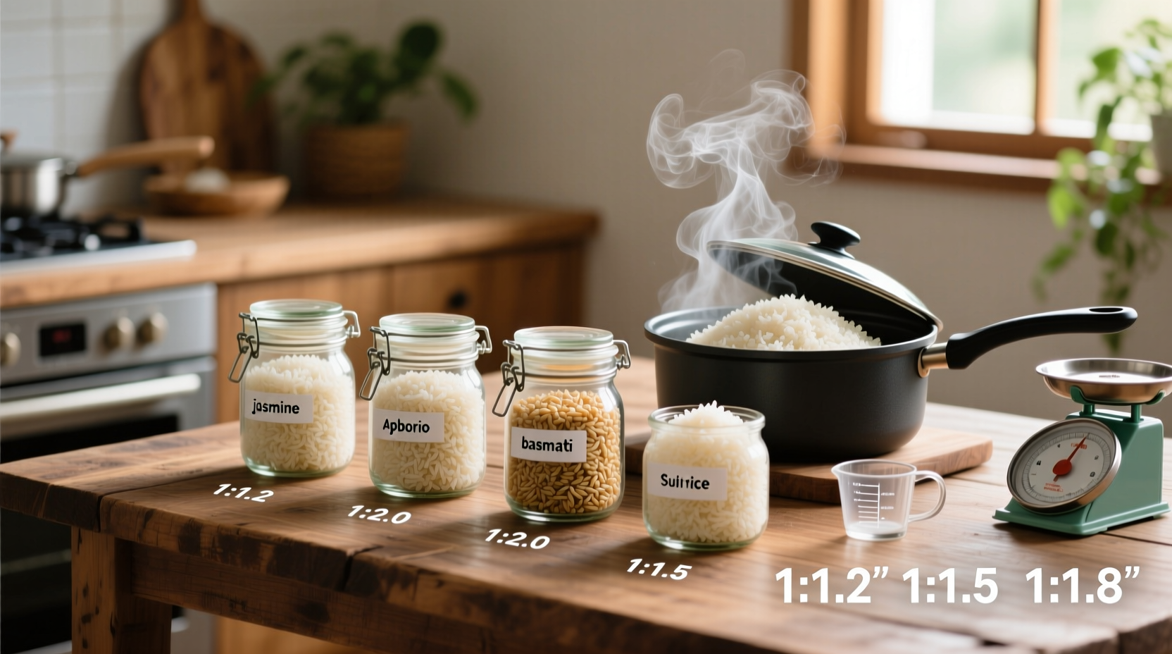 how to cook perfect rice every time using different rice types and ratios