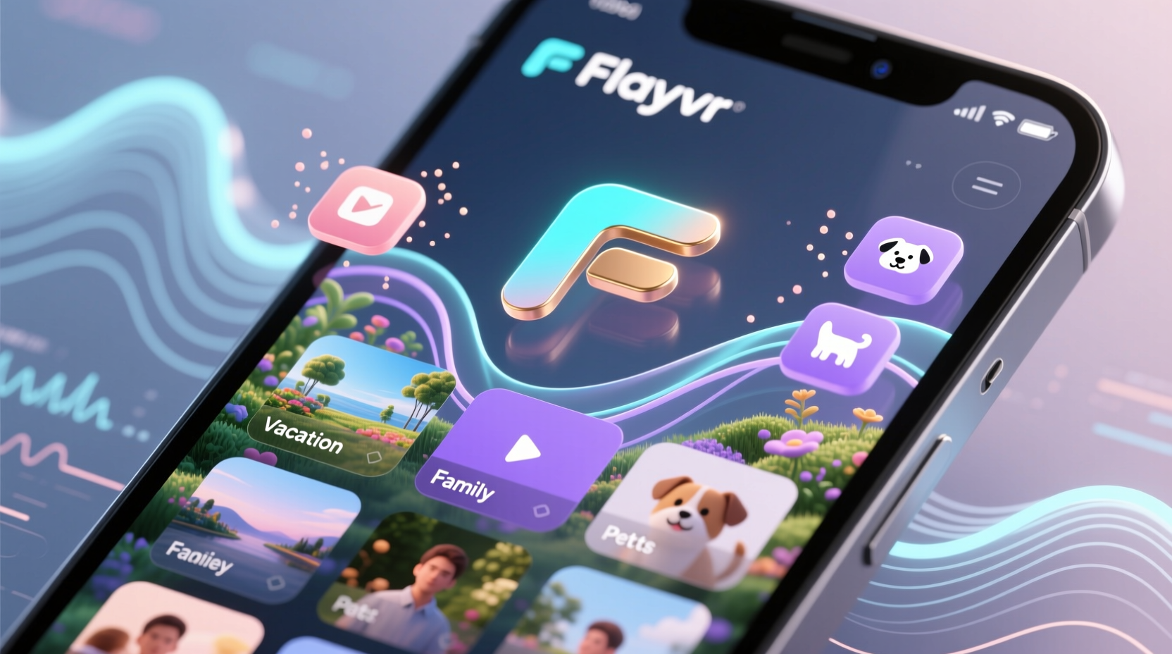 flayvr automatically sorts your photos and videos into