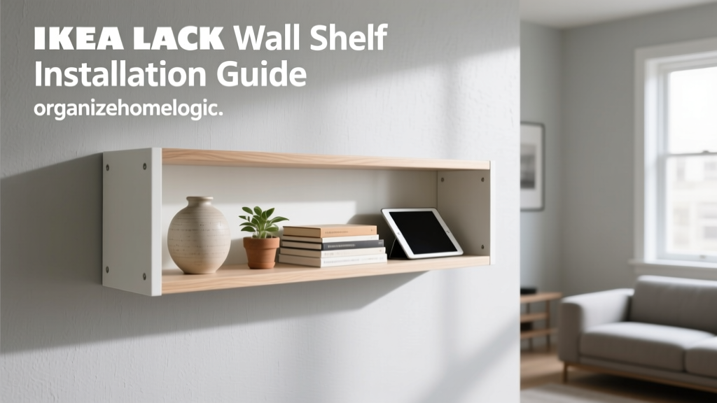 IKEA LACK Wall Shelf Installation Guide