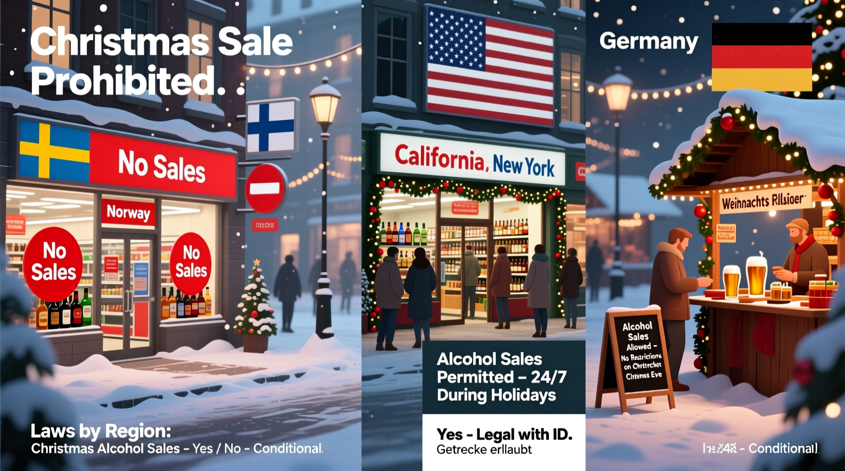 can you sell alcohol on christmas