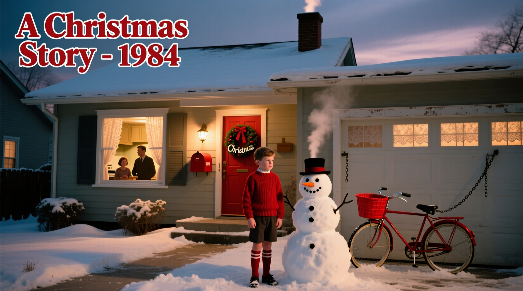 a christmas story movie setting