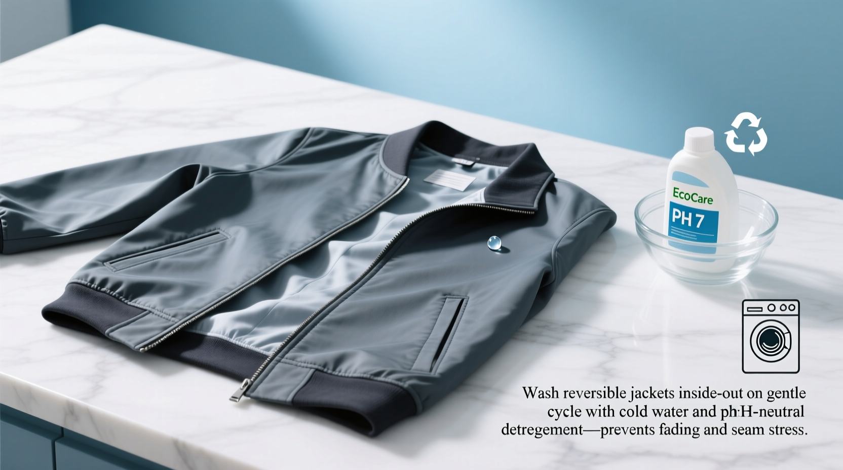 how to wash reversible jackets without fading