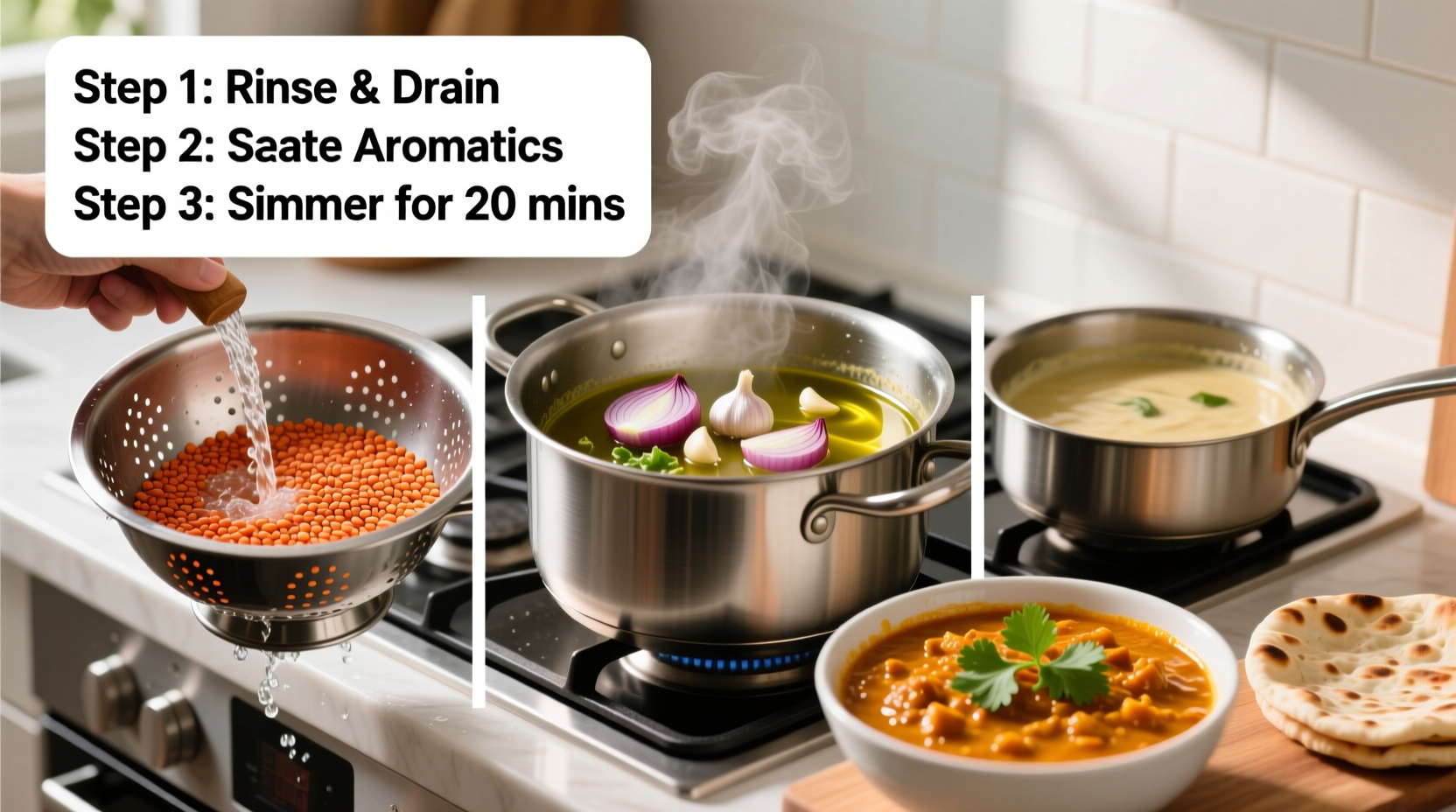 How to Cook Red Lentils Perfectly in 20 Minutes