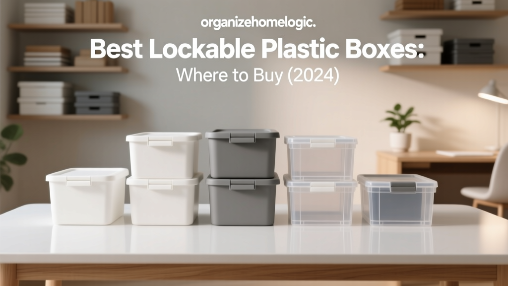 Best Lockable Plastic Boxes: Where to Buy (2024)