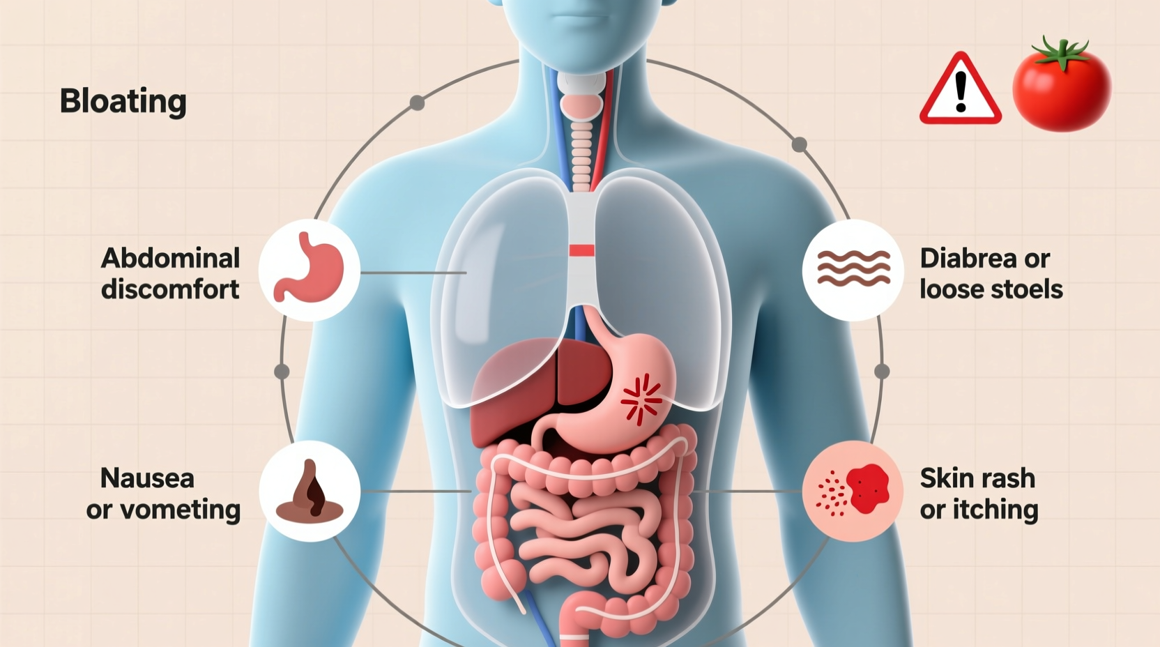 symptoms of tomato intolerance