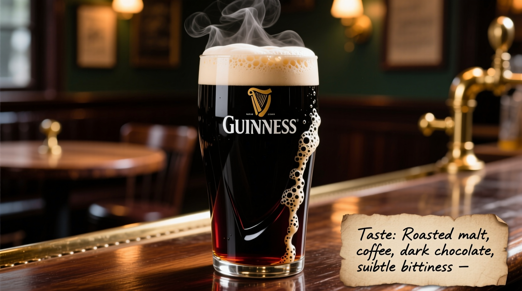 Guinness Beer Taste: Roasted Coffee Notes with Creamy Smoothness