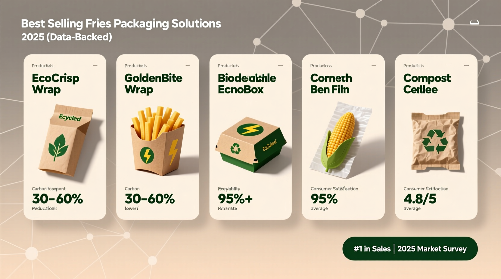 best selling fries packaging