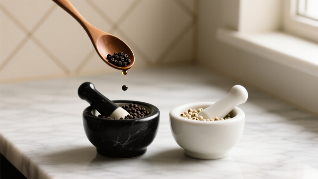 Black Pepper vs White Pepper: When to Use Each (Chef's Guide)