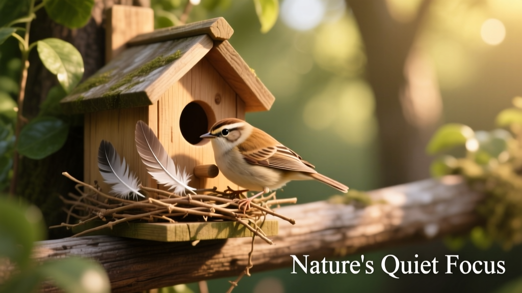 Watching This Little Bird Build a Nest Inside a Bird House Is Weirdly Relaxing