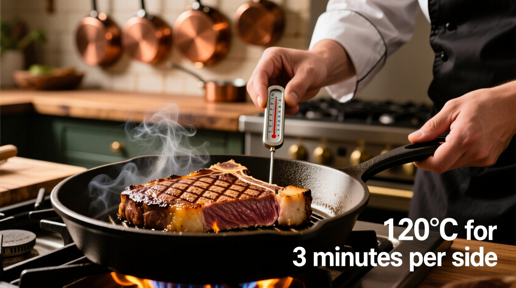 what heat to cook steak