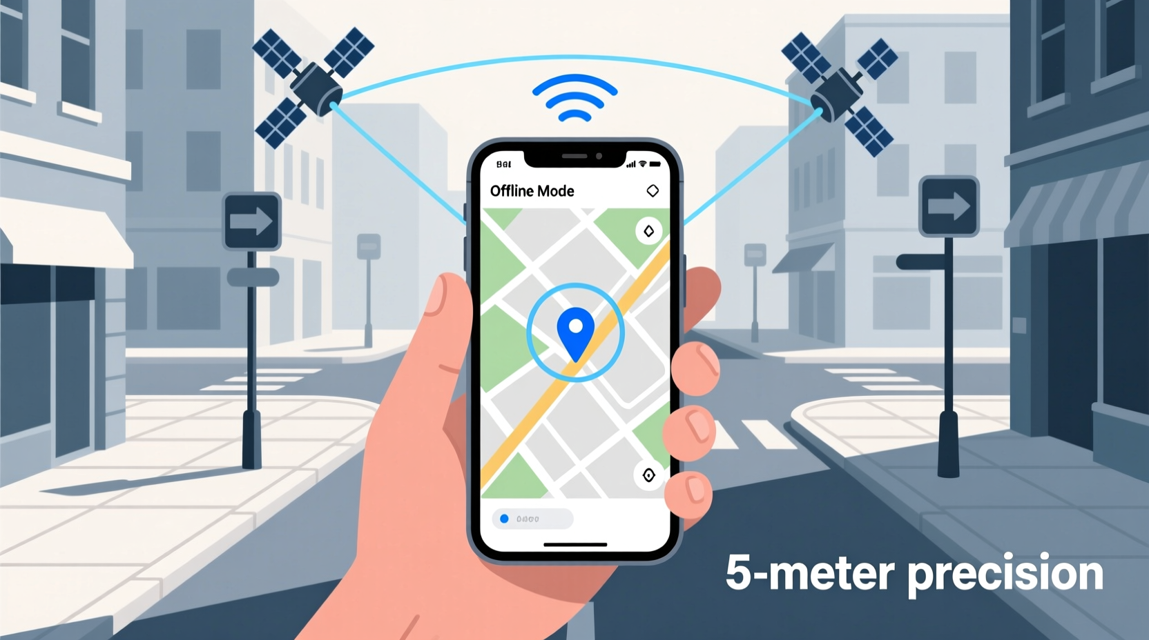 can you use phone gps without internet and how accurate is it