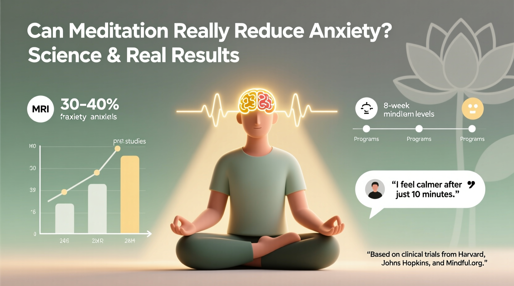 can meditation really reduce anxiety backed by science and user results